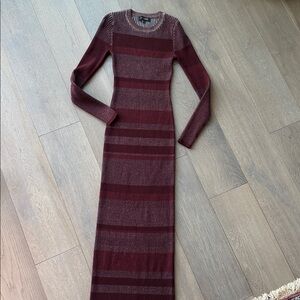 Like new Intermix Ribbed long sleeve Sweater Dress (Retails $328)